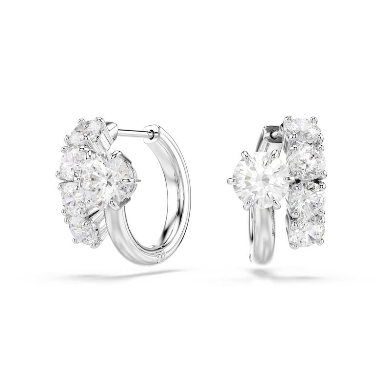 Swarovski Matrix Hoop Earrings image number 1